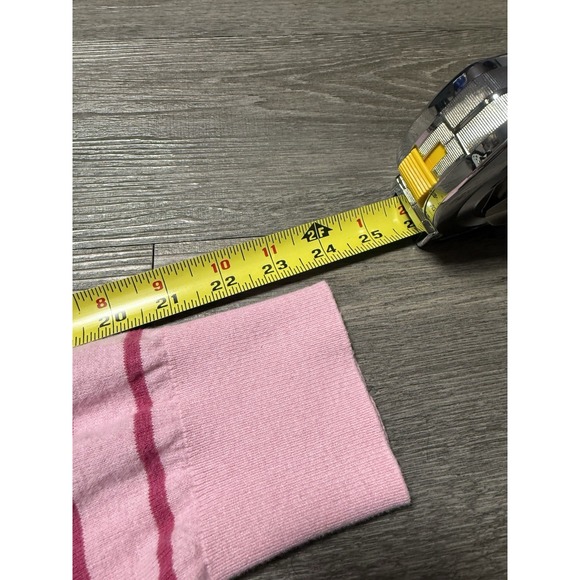 J CREW Cashmere Collared Sweater Vivid Fuchsia Oversized Sporty Women's XL - Picture 5 of 6